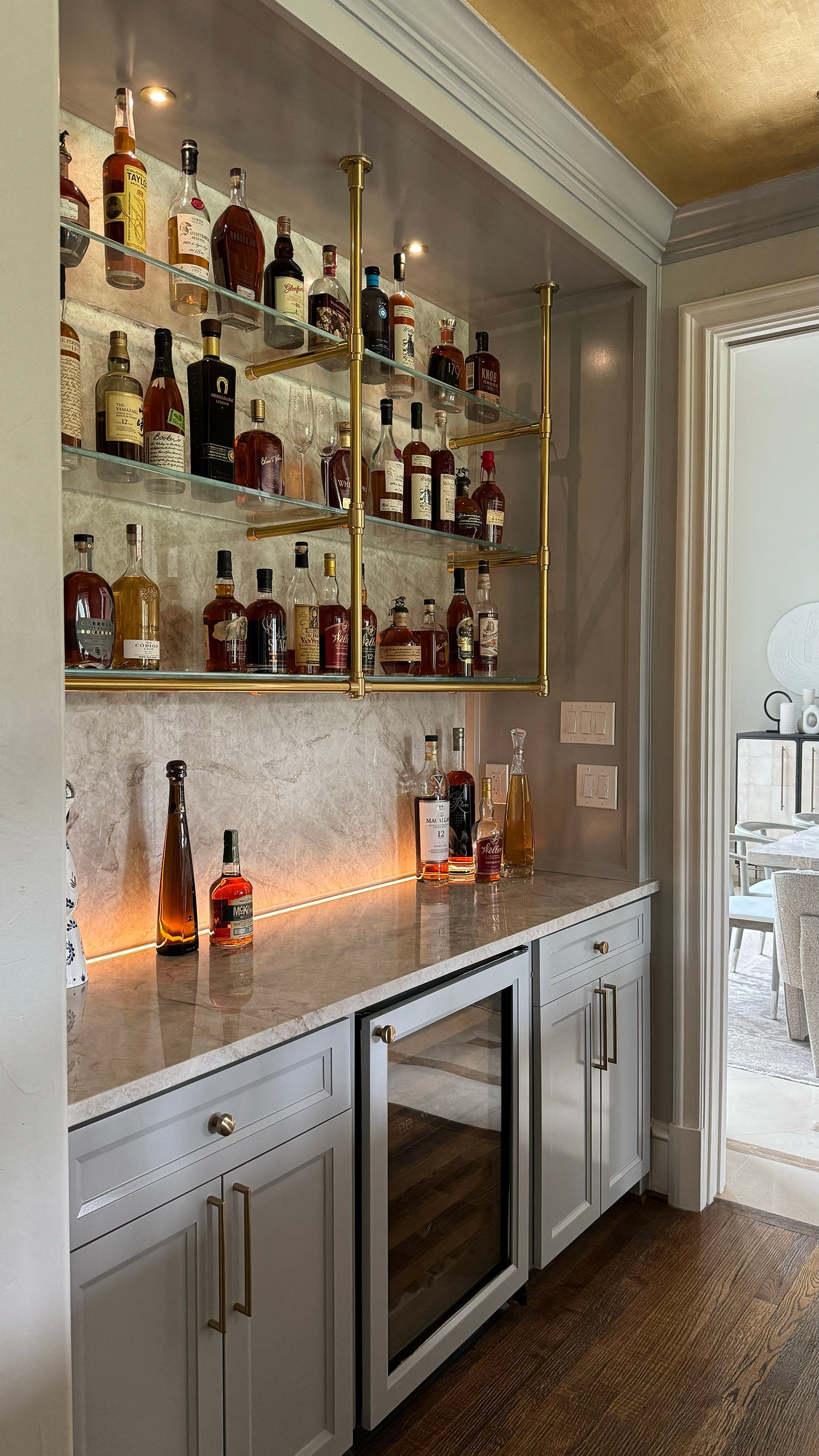 Taj Mahal kitchen quartzite installation in Irving, TX