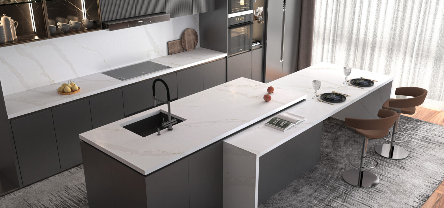 Calacatta Gold Variant Quartz