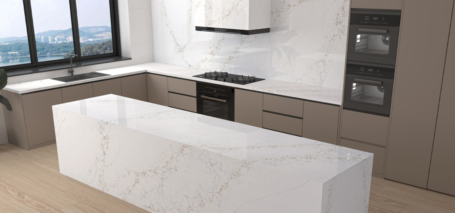 Statuario Rustica Variant Quartz