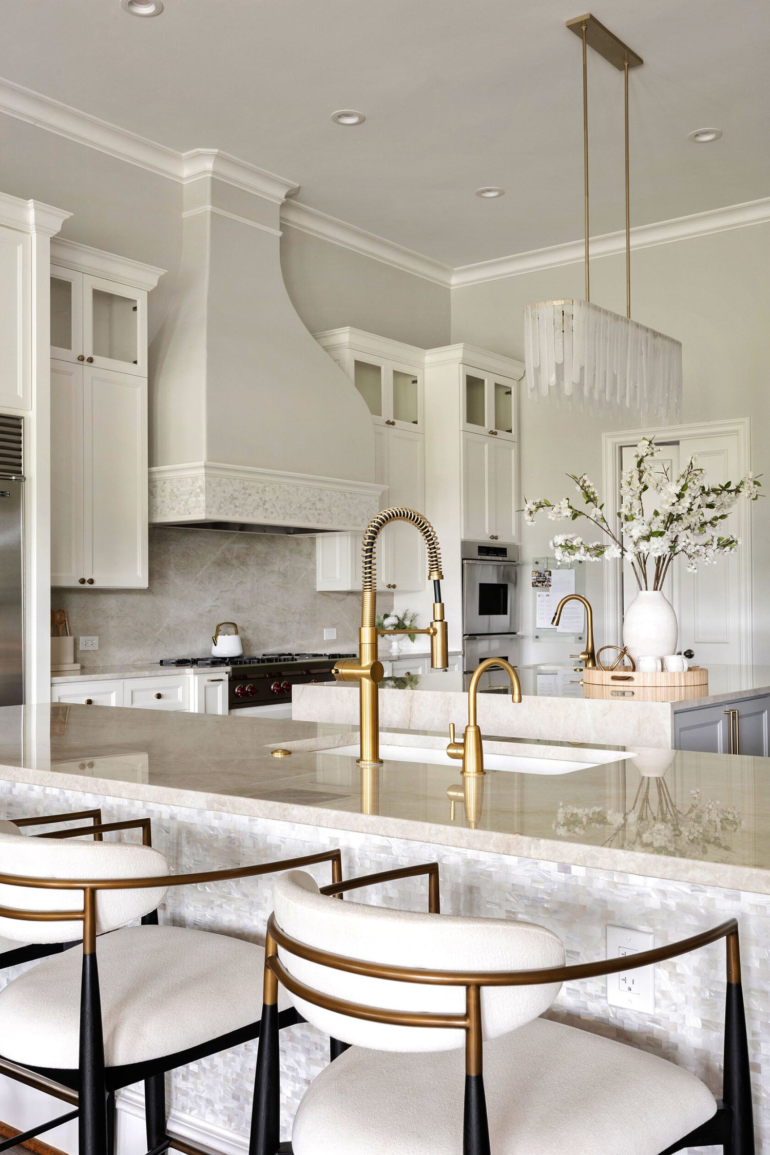 Taj Mahal kitchen quartzite installation in Irving, TX