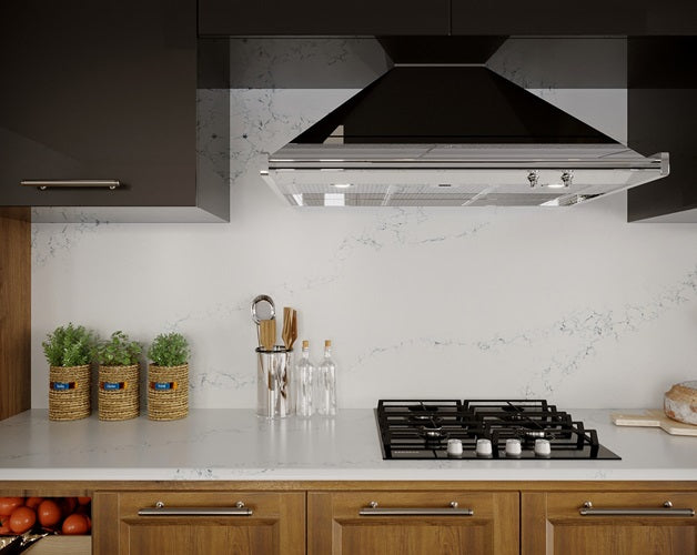 Limnias BQ8819 Vicostone Quartz full backsplash
