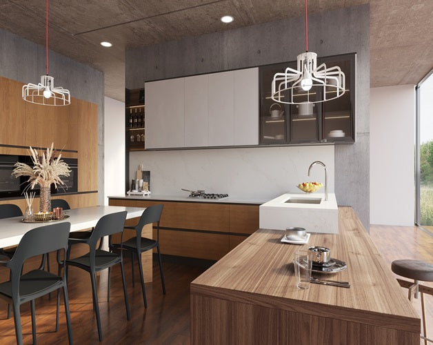 Calacatta Caldia BQ8926 Vicostone Quartz kitchen counters