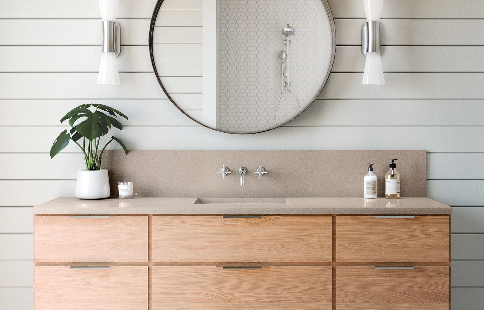 BAYBRIDGE Cambria Quartz bathroom countertops