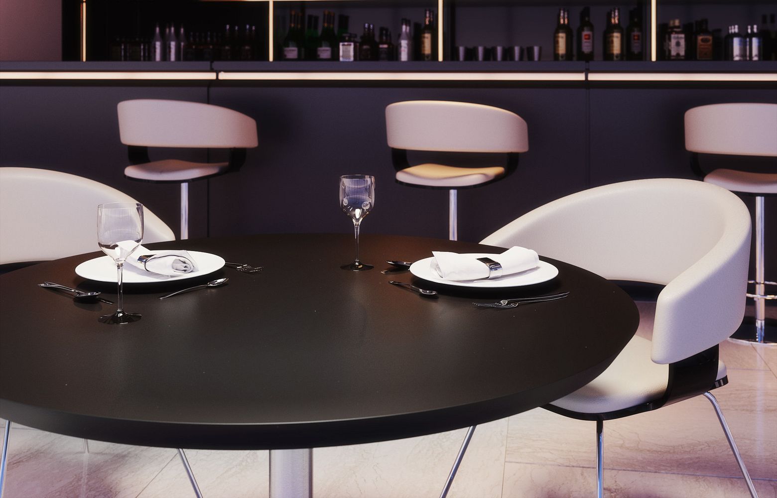 BLACKPOOL MATTE Cambria Quartz table top