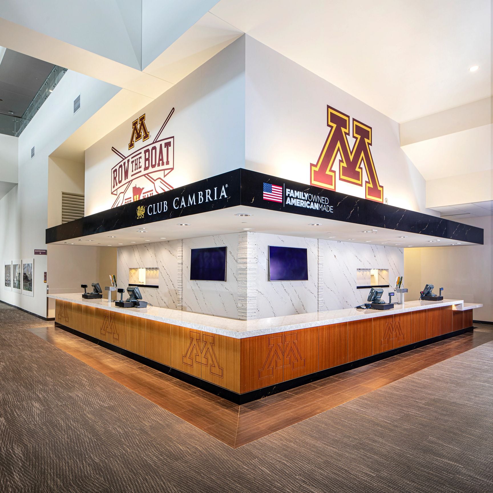 HERMITAGE Cambria Quartz lobby
