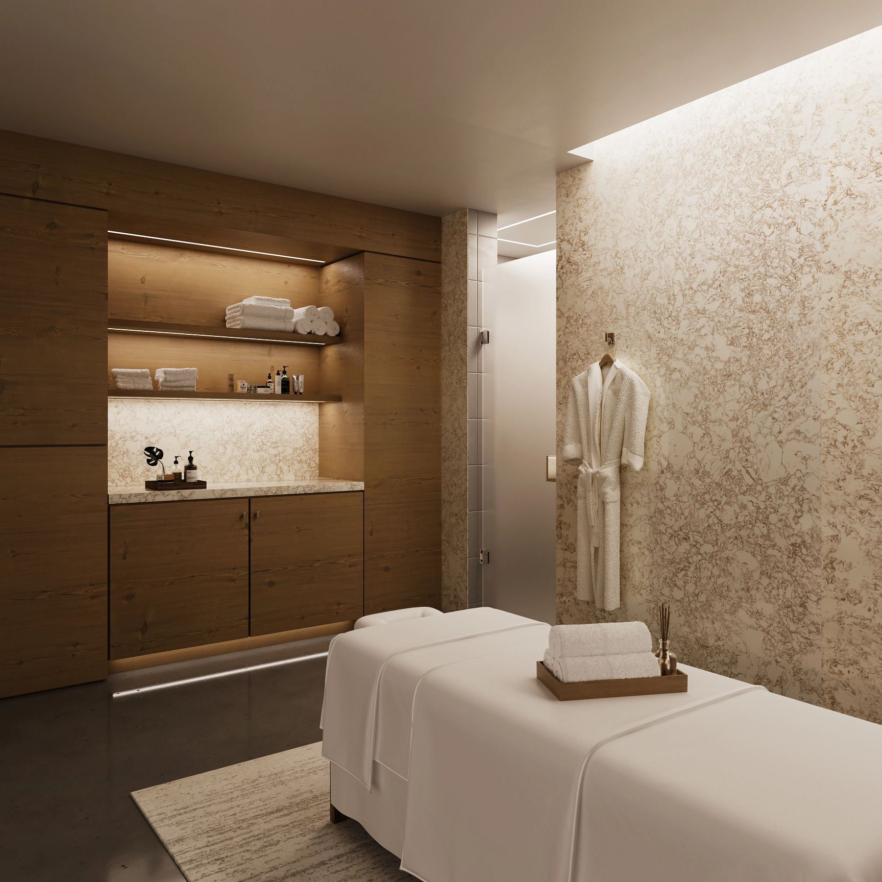 HERMITAGE Cambria Quartz wall cover