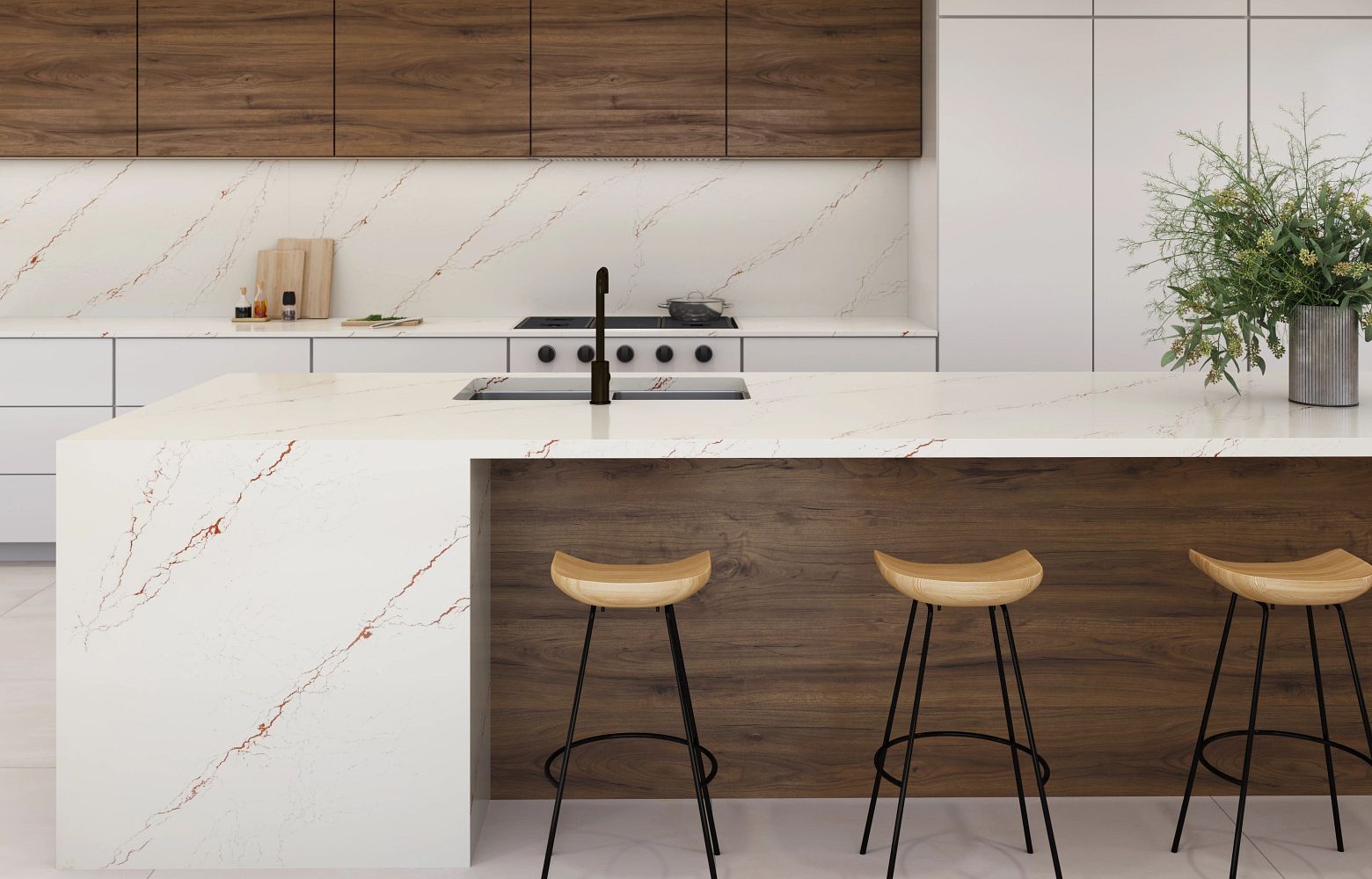 INVERNESS BRONZE Cambria Quartz kitchen countertops