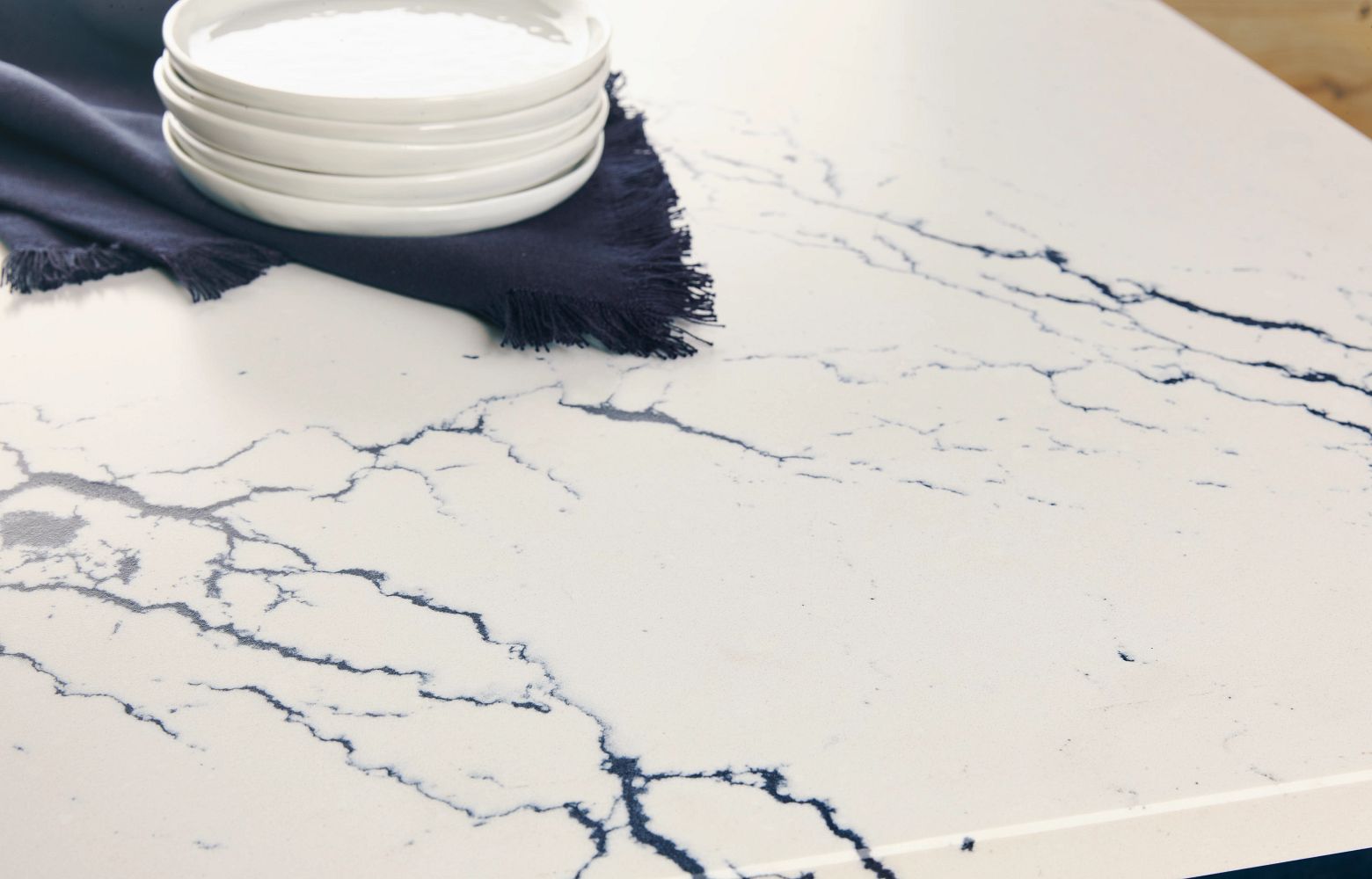 INVERNESS COBALT Cambria Quartz detailed