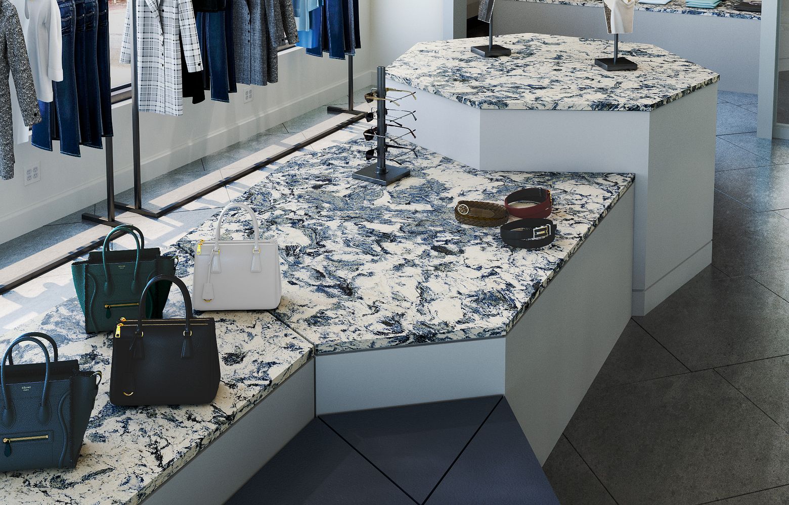 MAYFAIR Cambria Quartz dressing room