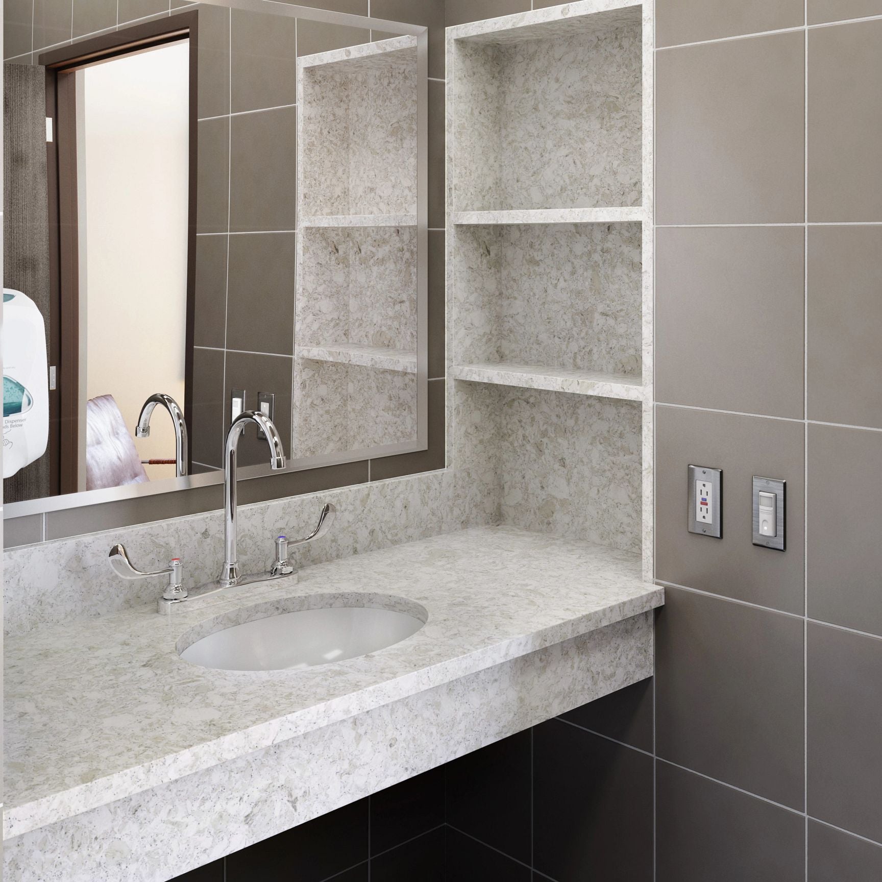 SANDGATE Cambria Quartz bathroom countertops