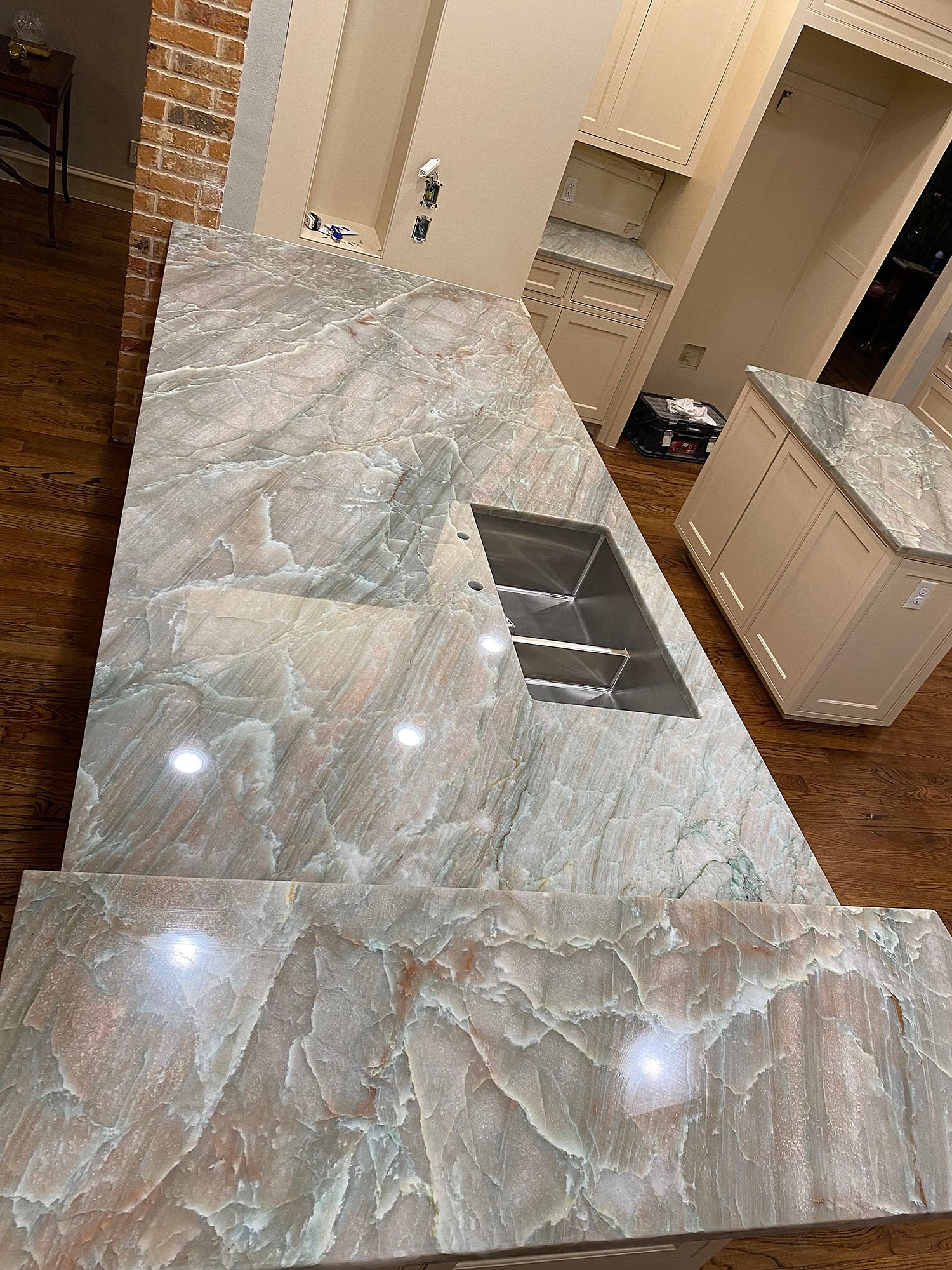 Alexandrita Quartzite Kitchen Countertops Project in Plano, TX