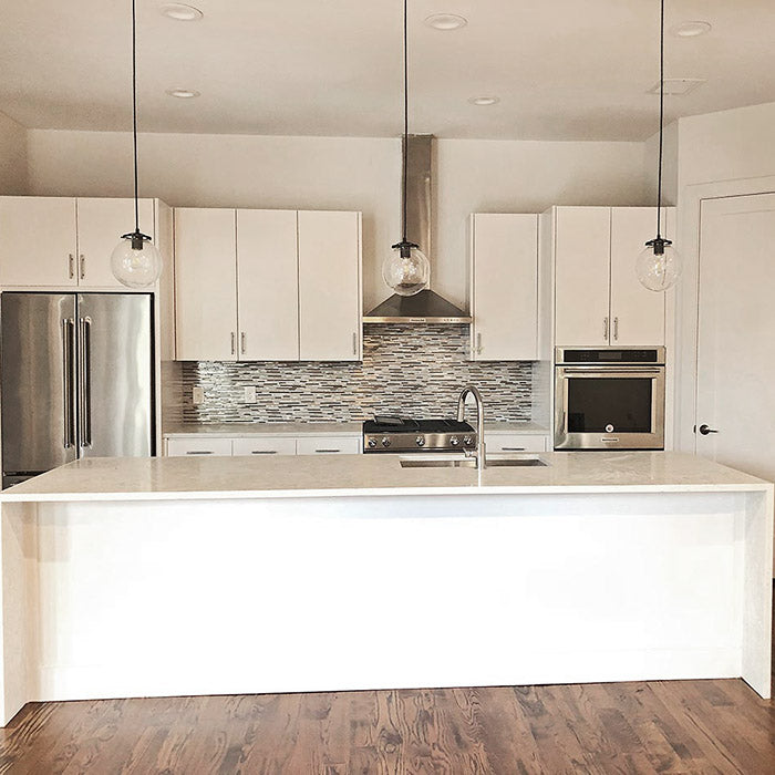 Waterfall Quartz Countertops