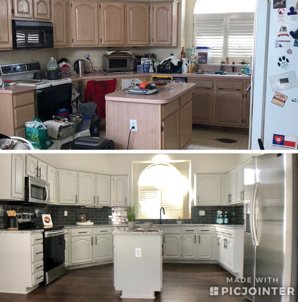 before and after kitchen countertops