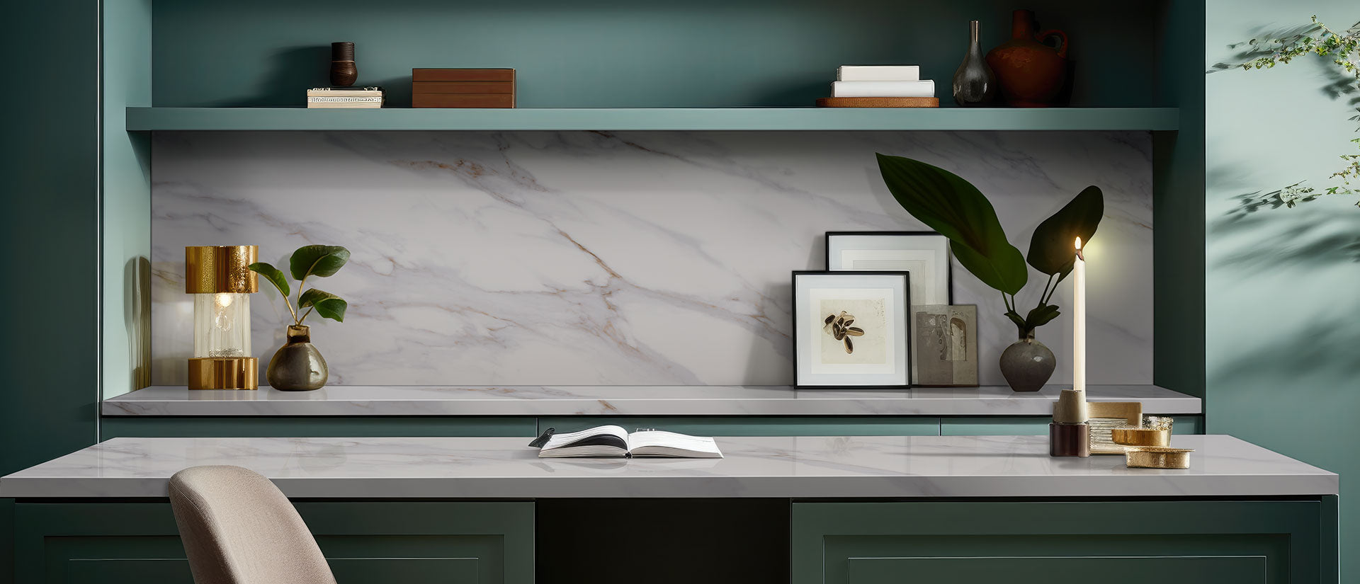 CALACATTA CASTANA Q- QUARTZ FROM MSI™