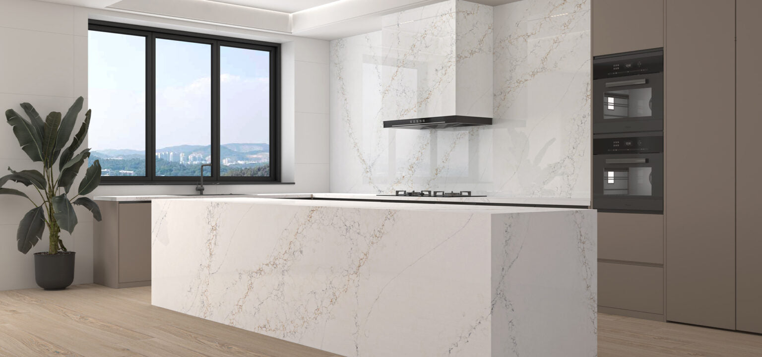 Statuario Rustica Variant Quartz