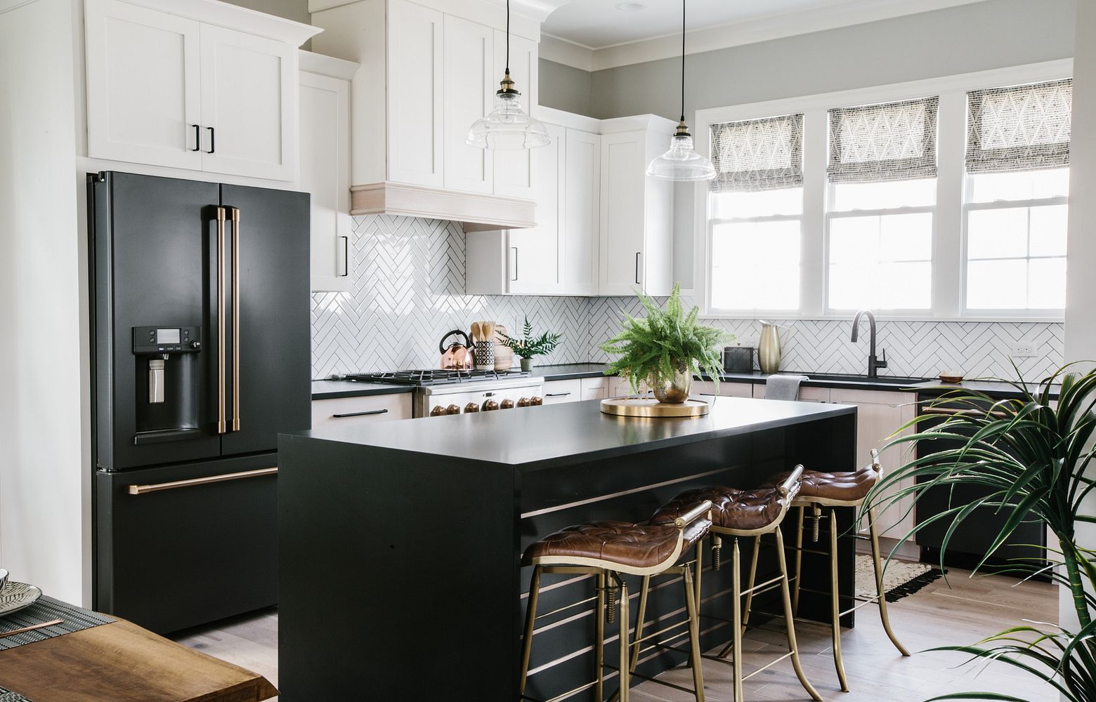 BLACKPOOL MATTE Cambria Quartz waterfall island countertops