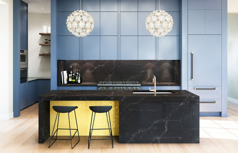 CHARLESTOWN Cambria Quartz kitchen countertops with full backsplash