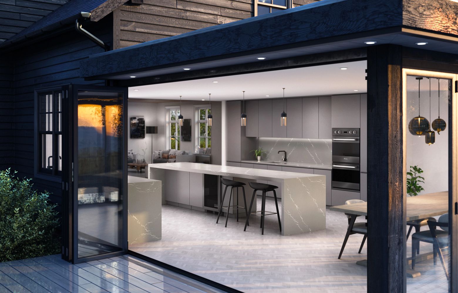 CLARE Cambria Quartz kitchen island countertops