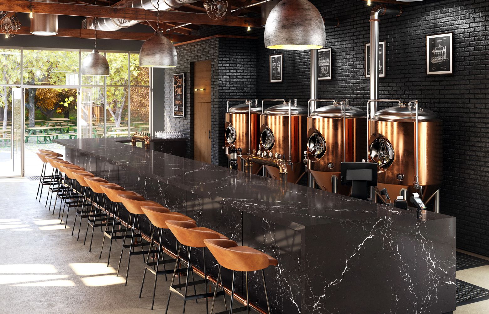 DELAMERE Cambria Quartz table countertops