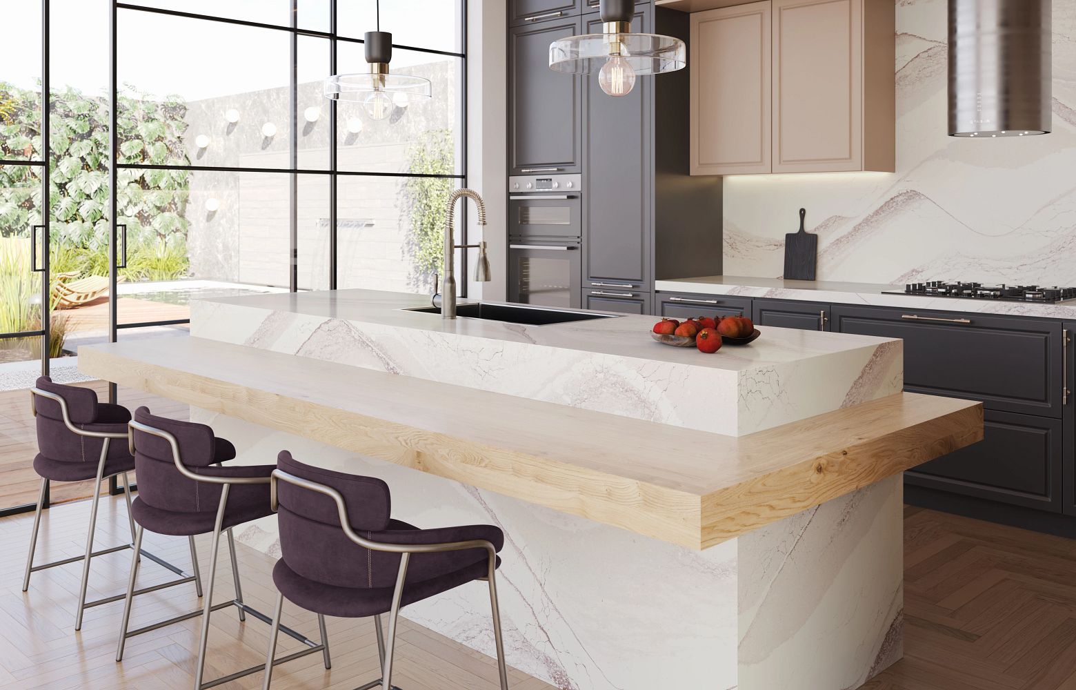 HAILEY Cambria Quartz kitchen countertops
