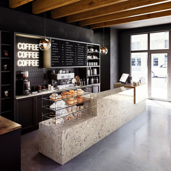 HALEWOOD Cambria Quartz coffee shop countertops