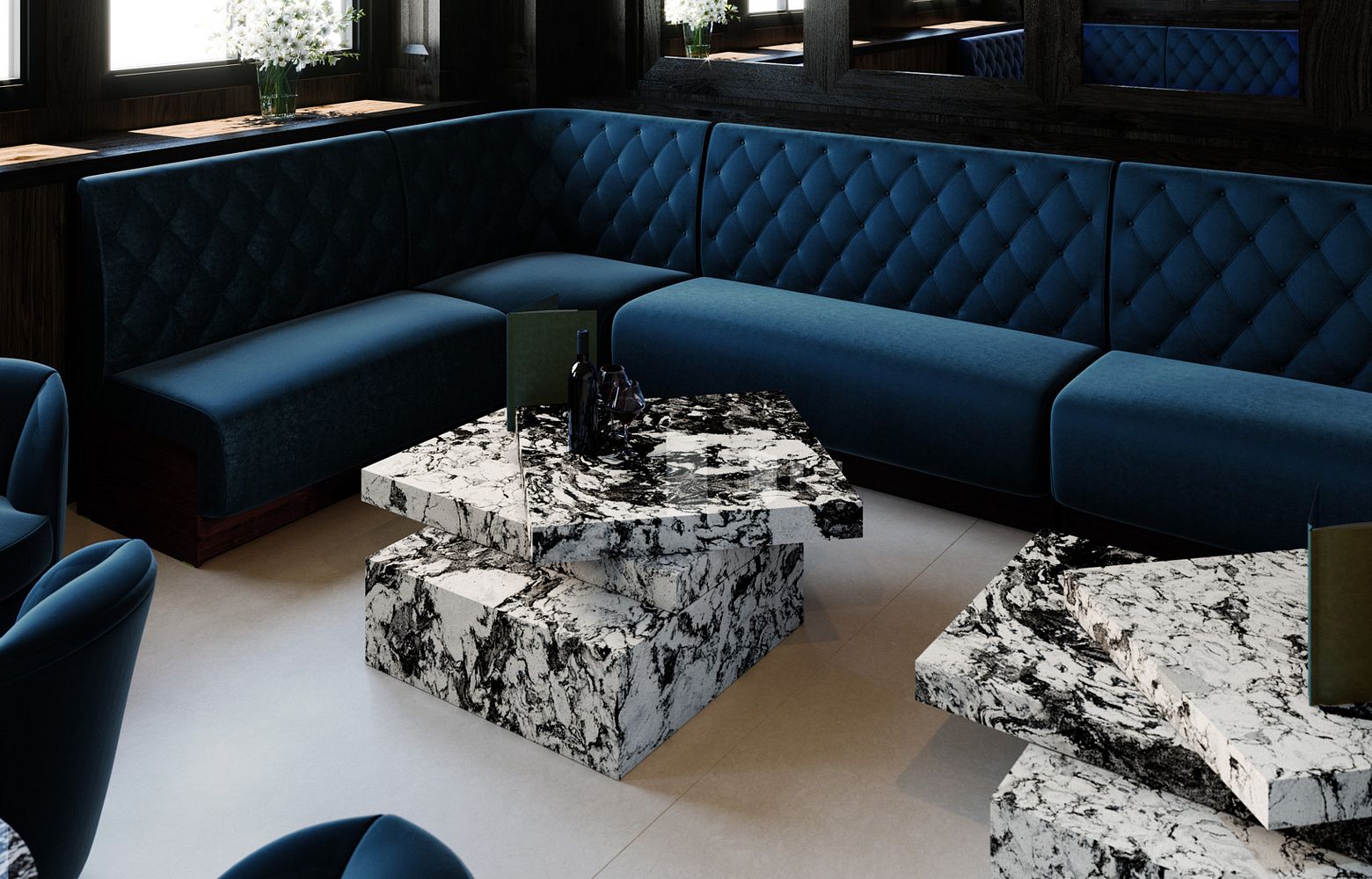 HUNTLEY Cambria Quartz coffee table
