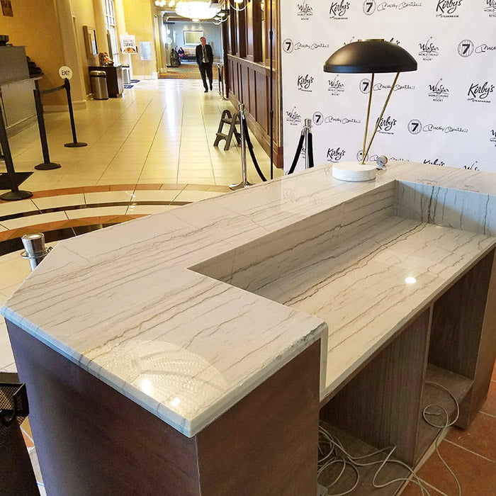 Kirby`s steak house countertops job hostess station