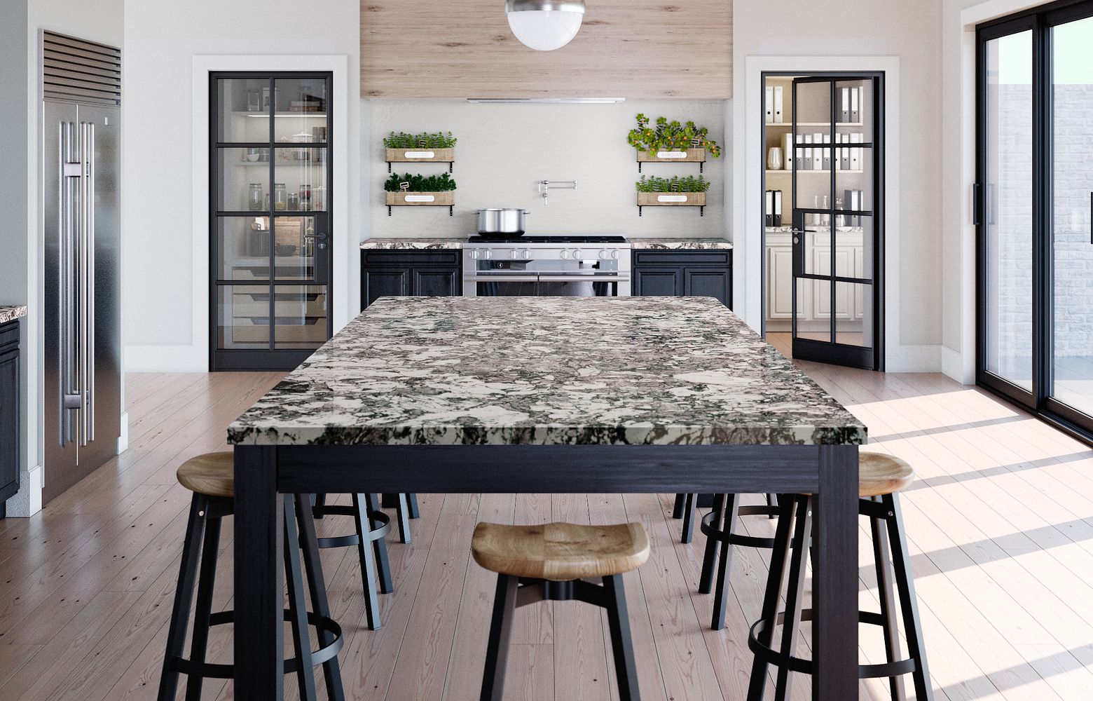 MARWELL Cambria Quartz kitchen table
