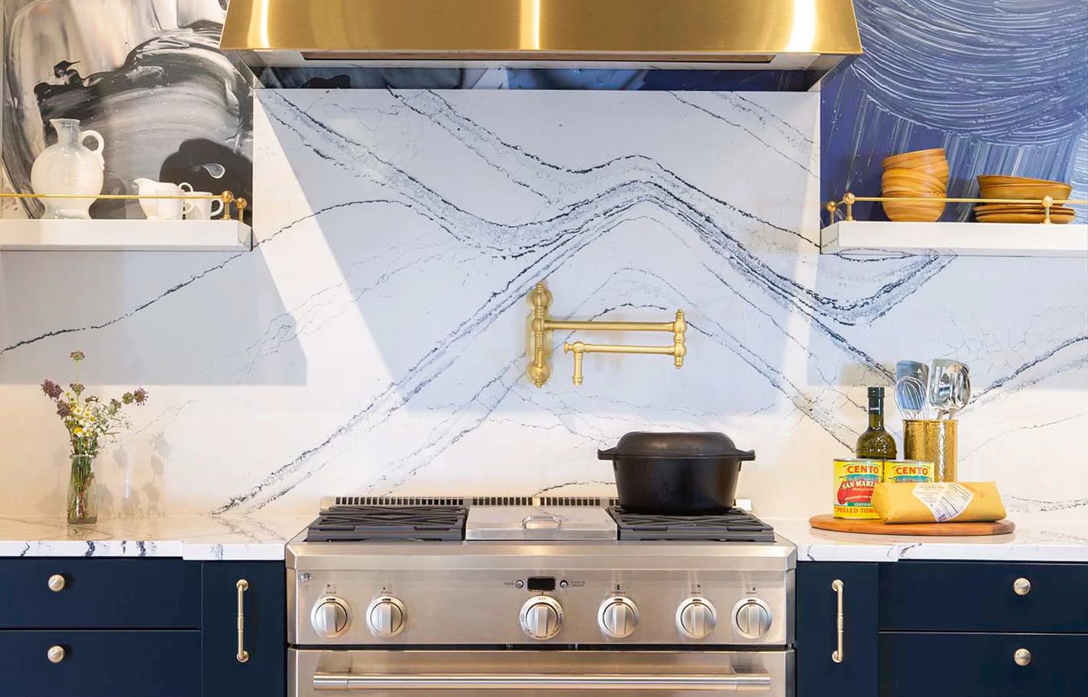 portrush cambria quartz full backsplash