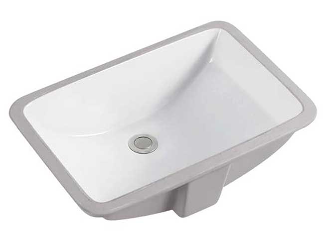 Rectangular Undermount Bathroom Sink 
