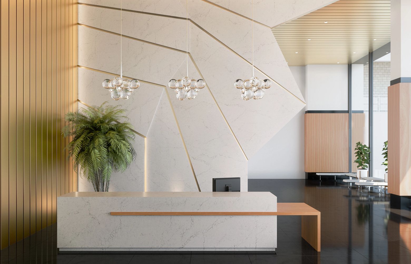 WINDRUSH Cambria Quartz lobby
