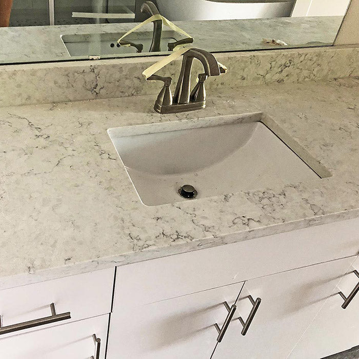 White Quartz Bath 