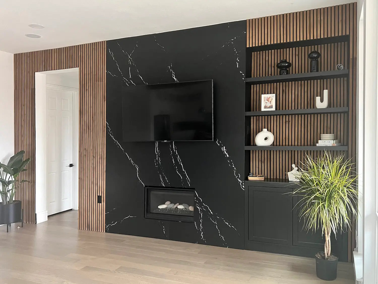 black brook Cambria fireplace