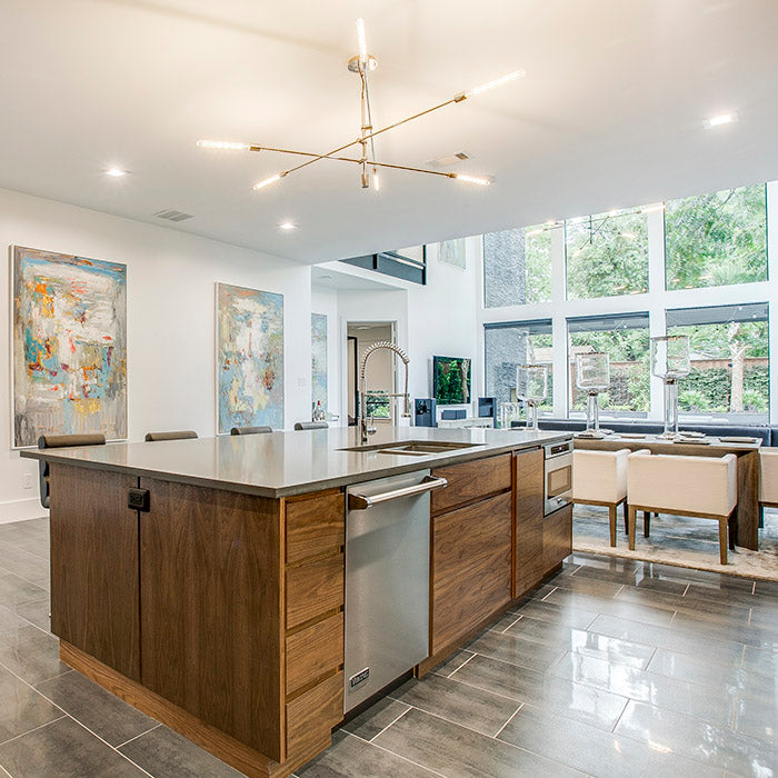 Grey quartz countertops
