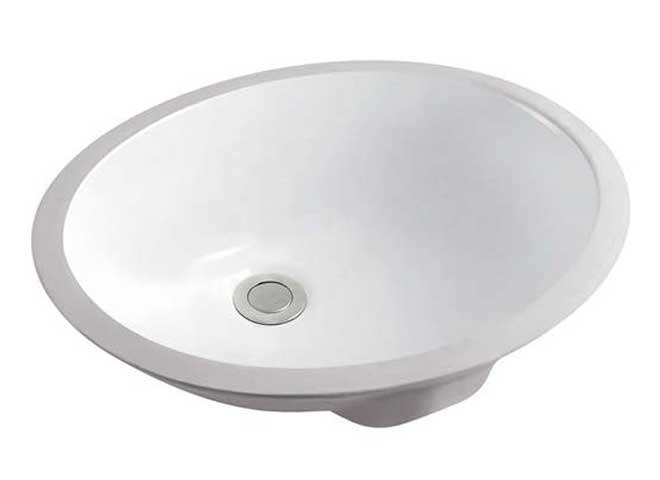 Oval Undermount Bathroom Sink