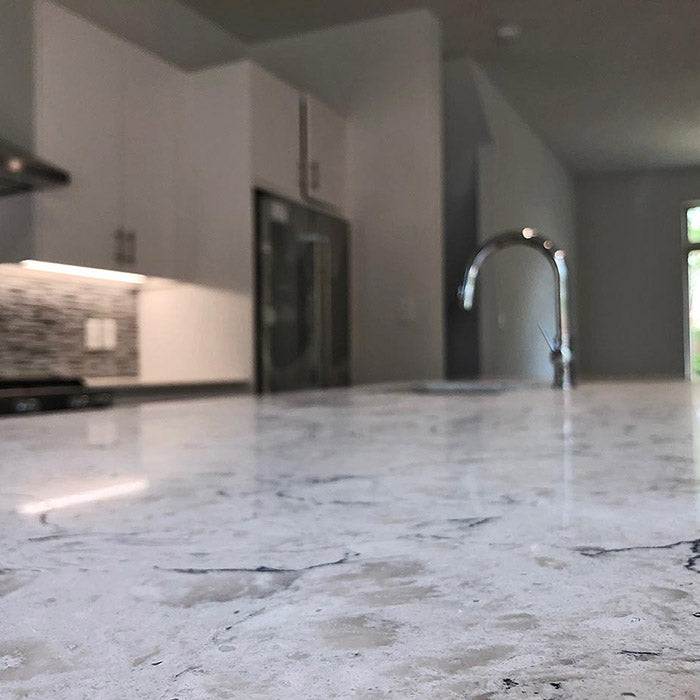 Spring Valley Quartz Spring Valley Quartz Kitchen Countertops Project in Dallas, TX ...